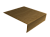 Планка лобовая/околооконная простая 190х50 0,45 Print Elite Honey Wood TwinColor (3м) Центр Кровли