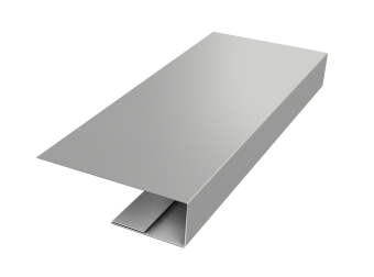 фото J-Профиль 12мм 0,45 Drap TX RAL 7047 телегрей 4 (2м) Центр Кровли картинка J-Профиль 12мм 0,45 Drap TX RAL 7047 телегрей 4 (2м) Центр Кровли