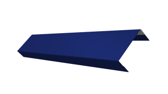 картинка Ламель лицевая 50 забора жалюзи Texas 0,45 PE с пленкой RAL 5002 ультрамариново-синий Центр Кровли