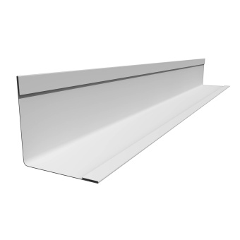 картинка Уголок пристеночный 19х19 (3м) белый Al Центр Кровли