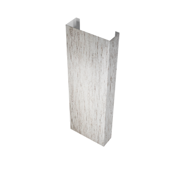 фото Полустолб для С20 0,45 Print Elite с пленкой Snow Wood TwinColor (L2,0) Центр Кровли картинка Полустолб для С20 0,45 Print Elite с пленкой Snow Wood TwinColor (L2,0) Центр Кровли