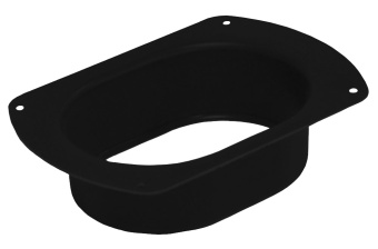 картинка Воронка врезная Vortex Matt 127мм RAL 9005 черный Центр Кровли