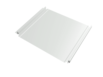 картинка Кликфальц Double Pro Grand Line 0,45 PE с пленкой на замках RAL 9003 сигнальный белый Центр Кровли