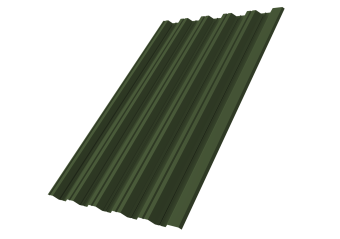 картинка Профнастил НС35R 0,5 Satin Matt TX RAL 6020 хромовая зелень Центр Кровли