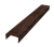 Крышка забора для горизонтального монтажа штакетника 0,45 Print Elite Antique Wood TwinColor (3м) Центр Кровли