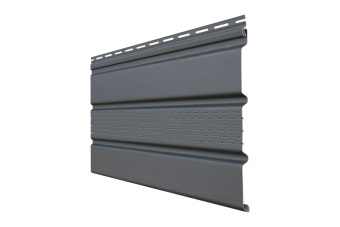 картинка Софит Premium Acryl Grand Line частично перфорированный графит (3,0м) Центр Кровли
