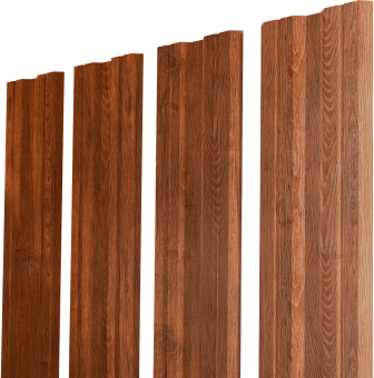 фото Штакетник Twin XL с прямым резом Grand Line 0,45 Print-Double Premium Golden Wood Intense F Центр Кровли картинка Штакетник Twin XL с прямым резом Grand Line 0,45 Print-Double Premium Golden Wood Intense F Центр Кровли