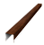 Планка вертикальная обратная для забора жалюзи Palermo 0,45 Print-Double Premium Cherry Wood Fresh (2м) Центр Кровли