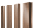 Штакетник П-образный A с прямым резом 0,45 Print Elite Honey Wood TwinColor Центр Кровли