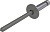 Заклепка вытяжная Daxmer 4,0х10 (1500шт) нерж/нерж RAL 7005 Центр Кровли