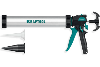 картинка Пистолет для герметика Kraftool ULTRA универсальный закрытый 600мл (06677-60) Центр Кровли