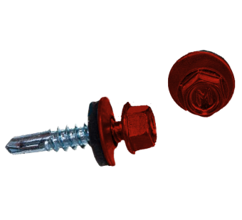 фото Саморез по металлу Daxmer 5,5х25 (250шт) сверло №3 RAL 3020 Центр Кровли картинка Саморез по металлу Daxmer 5,5х25 (250шт) сверло №3 RAL 3020 Центр Кровли