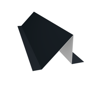 картинка Планка снегозадержания Grand Line 0,5 PurPro матовый RAL 9005 черный (2м) Центр Кровли