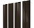 Штакетник Twin с прямым резом 0,5 GreenCoat Pural BT RR 32 темно-коричневый (RAL 8019 серо-коричневый) Центр Кровли
