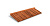 Лист композитной черепицы Metrotile WoodShake терракотовый Центр Кровли