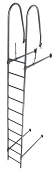 картинка Лестница стеновая Grand Line RAL 7016 2,76м Центр Кровли