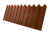 Профнастил С8A v01 фигурный 0,4 Print Premium Golden Wood Fresh TwinColor Центр Кровли