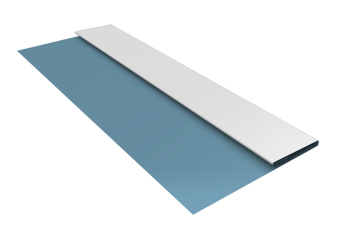 картинка Планка стартовая БХ new 0,45 Drap TX RAL 5024 пастельно-синий (2м) Центр Кровли