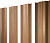 Штакетник М-образный B с прямым резом Grand Line 0,45 Print Elite Honey Wood TwinColor Центр Кровли