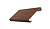Ламель лицевая 125 забора жалюзи Texas 0,45 Print Elite Choco Wood TwinColor Центр Кровли