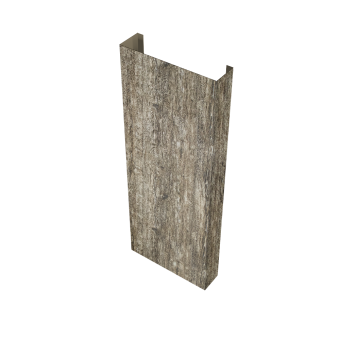 картинка Полустолб для С8,С10 0,45 Print Elite с пленкой Nordic Wood TwinColor (L3,0) Центр Кровли