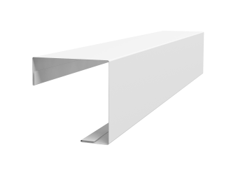 фото Угол внешний простой фальц 0,45 PE-Double с пленкой RAL 9003 сигнальный белый (3м) Центр Кровли картинка Угол внешний простой фальц 0,45 PE-Double с пленкой RAL 9003 сигнальный белый (3м) Центр Кровли