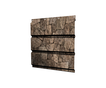 фото Софит металлический полная перфорация 0,45 Print Elite с пленкой King Stone TwinColor Центр Кровли картинка Софит металлический полная перфорация 0,45 Print Elite с пленкой King Stone TwinColor Центр Кровли