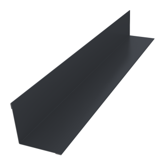 картинка Угол внутренний 70х70 Grand Line 0,45 Drap ТХ двухсторонний RAL 7024 мокрый асфальт (2м) Центр Кровли