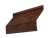 Ламель забора жалюзи Milan new 0,45 Print Premium Cherry Wood Fresh TwinColor Центр Кровли