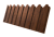 Профнастил С20A фигурный 0,45 Print Premium Golden Wood Fresh TwinColor Центр Кровли