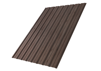 картинка Профнастил С10B 0,45 Print Elite с пленкой White Wood TwinColor Центр Кровли