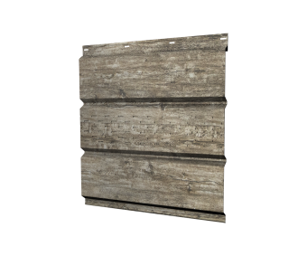 картинка Софит металлический центральная перфорация 0,45 Print Elite с пленкой Nordic Wood TwinColor Центр Кровли
