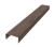 Крышка забора для горизонтального монтажа штакетника 0,45 Print Elite White Wood TwinColor (2м) Центр Кровли