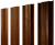 Штакетник М-образный В с прямым резом 0,45 Print-Double Premium Golden Wood Intense F Центр Кровли