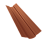 Планка ендовы верхней фигурной 70x70 0,5 PurLite Matt RAL 8004 терракота (3м) Центр Кровли
