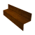 Отлив межэтажный 35 0,45 Print-Double Premium Golden Wood Intense F (2м) Центр Кровли