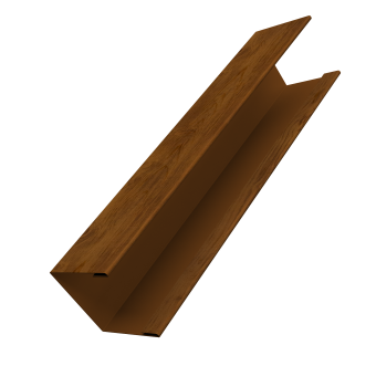 картинка Крышка жалюзи Milan Slim 0,45 Print Elite Golden Wood TwinColor (3м) Центр Кровли