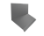Планка примыкание верхнее к стене фальц 150х130х20 0,5 Satin с пленкой RAL 9006 бело-алюминиевый (3м) Центр Кровли
