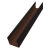 Стойка жалюзи Milan Slim 0,45 Print Elite Coffee Wood TwinColor (2,5м) Центр Кровли