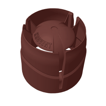 картинка Колпак Krovent Hupcap 110 new красный Центр Кровли