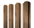 Штакетник Прямоугольный фигурный 0,45 Print Premium Pine Wood Fresh Центр Кровли