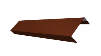 картинка Ламель лицевая 50 забора жалюзи Texas 0,45 PE с пленкой RAL 3009 оксидно-красный Центр Кровли