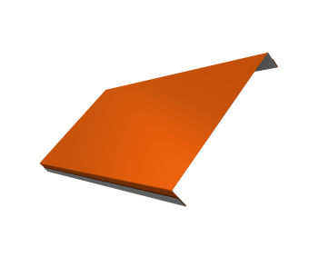 картинка Ламель обратная 200 забора жалюзи Texas 0,45 PE с пленкой RAL 2004 оранжевый Центр Кровли