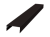 Крышка 30х20 жалюзи Texas 0,5 PurPro Matt 275 RAL 9005 черный (2м) Центр Кровли
