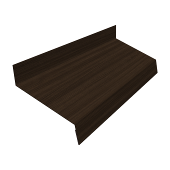 картинка Отлив простой 50 Grand Line 0,45 Принт Элит Кофейное дерево TwinColor (2м) Центр Кровли