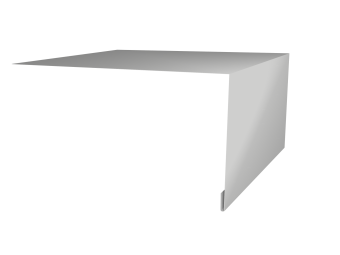 картинка Планка околооконная простая 250х50 0,45 Drap TX RAL 7047 телегрей 4 (2м) Центр Кровли