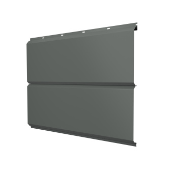 фото ЭкоБрус new 0,45 PE RAL 7005 мышино-серый Центр Кровли картинка ЭкоБрус new 0,45 PE RAL 7005 мышино-серый Центр Кровли