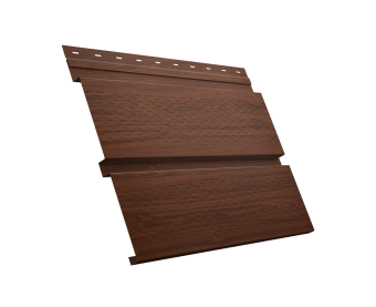 фото Софит металлический Квадро Брус с перфорацией 0,45 Print Elite с пленкой Choco Wood TwinColor Центр Кровли картинка Софит металлический Квадро Брус с перфорацией 0,45 Print Elite с пленкой Choco Wood TwinColor Центр Кровли