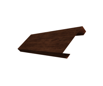 картинка Ламель лицевая 100 забора жалюзи Texas 0,45 Print Elite Cherry Wood TwinColor Центр Кровли