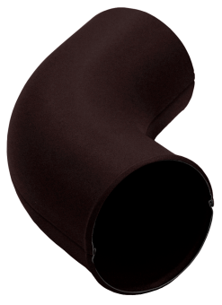 картинка Колено стока 90 мм Matte PU RAL 9005 Центр Кровли